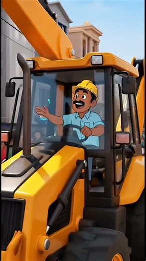JCB India #cartoon #3danimation #india #road #jcb
