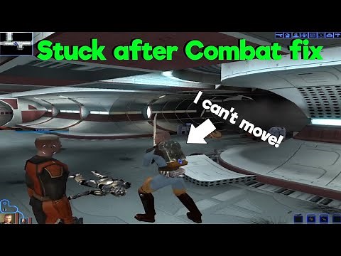Star Wars KOTOR: Stuck after Combat fix - guide