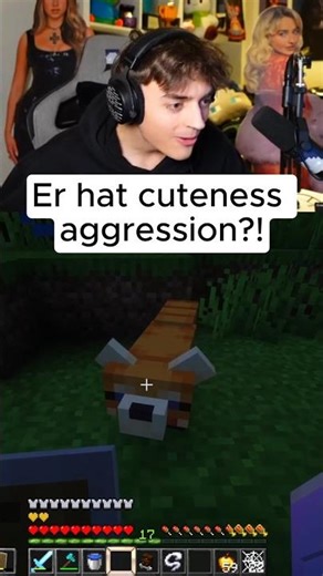 Wichtiger hat cuteness AGGRESSION in QSMP?!😯🥰 Twitch/Wichtiger #wichtiger #minecraft #shorts #cute
