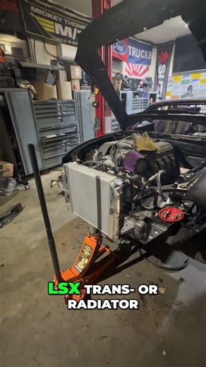 LSX Radiator Swap for Jeep TJ: Cooling Power! #shorts