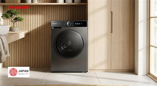 ✨ 𝐏𝐨𝐰𝐞𝐫𝐟𝐮𝐥. 𝐈𝐧𝐭𝐞𝐥𝐥𝐢𝐠𝐞𝐧𝐭. 𝐁𝐮𝐢𝐥𝐭 𝐭𝐨 𝐥𝐚𝐬𝐭. 💎Experience Japan-quality washing with the new SHARP Front Load Washer—crafted with a Diamond Inner Tub for exceptionally gentle fabric care, Auto Tub Clean for lasting hygiene, and a high-speed 1400 RPM spin for faster, more efficient drying. ⚙️ Powered by an advanced BLDC Inverter motor with 20% performance improvement—engineered for quieter operation, smoother motion, and long-term reliability. 📦 Available in 8kg, 9kg, an