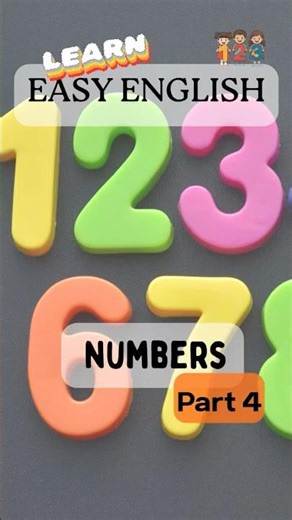 🔢 Easy English Numbers pt. 4🔢 | Learn English for Beginners #esl 🇺🇸