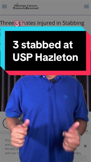 USP Hazelton: Another Violent Incident Leaves Three Inmates Stabbed. We discuss the recent stabbing incident at USP Hazelton federal prison in West Virginia on January 8th, where three inmates were rushed to the hospital after being attacked with prison shanks during a fight. We cover how two inmates quickly returned to the general population while one spent the night in the hospital before returning the next day, highlighting how such violent uprisings have become routine at this facility. We i