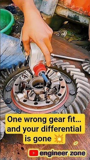 Differential Gear Assembly ⚙️ One Wrong Fit = Total Failure 😱 #shorts