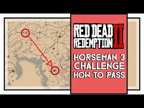 Red Dead Redemption 2 Horseman 3 Challenge From Valentine to Rhodes In Less Then 5 Minutes [SPOILER]