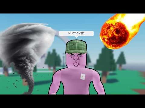 ROBLOX Natural Disaster Survival Funny Moments (MEMES)