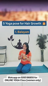 Do these asanas for healthy hair growth👩‍🦰 #hairgrowth #healthyhair #viralreels | DrMeghana Patel