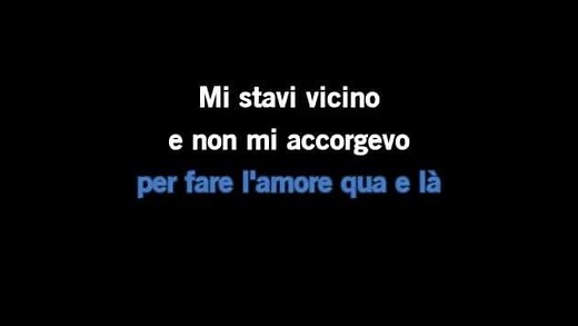 Karaoke Su di noi - Pupo - CDG, MP4, KFN - Karaoke Version