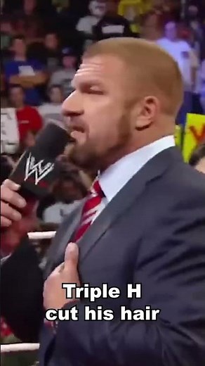 The Real Reason Triple H Cut His Hair #Shorts