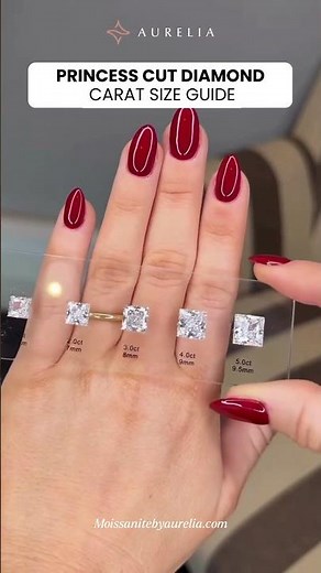 Stop! You're Judging Your Princess Diamond Wrong! | PRINCESS CUT DIAMOND CARAT SIZE GUIDE