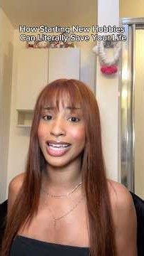 starting new hobbies can literally SAVE your life 😳 #viralshort #adviceforwomen