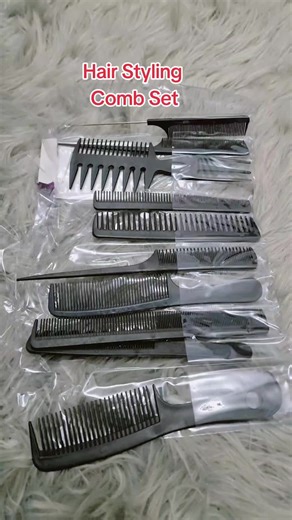 Hair Styling Comb Set 10pcs Set Professional Styling Comb #combset#hairstyling#haircutcomb #hairdressingcomb #tiktokmakemebuyit