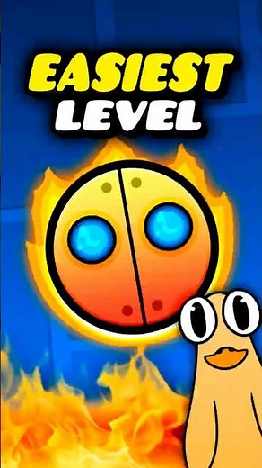 What Is The Easiest Geometry Dash Level? #geometrydash