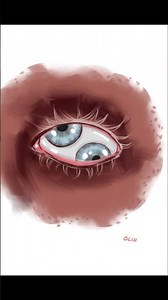 Eyes Draw Practice | Creepy eyes | #digitalart #scary #creepy