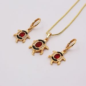 [Hot Item] Fashion Necklace 18K Gold Plated AAA Cubic Zirconia Jewelry Sets