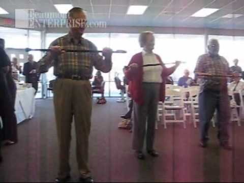 Cane-fu fighting for seniors