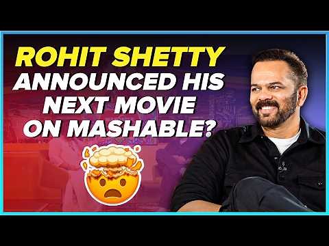 Rohit Shetty on Social Media Critics, SRK in Cop Universe & Hints at New Movie? |Mashable Mehfil EP6