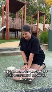 New CPR song unlocked 🔓⛑️ #cprandfirstaid #educatortraining #childcare #tiktok #entertaining | Story House Early Learning Nunawading