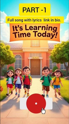 It’s School Time! 🎒 | Fun Back-to-School Song for Kids | #Shorts