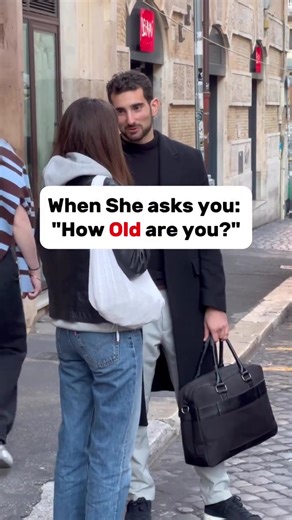 When she asks you: “how old are you? Here’s your reply: “I stopped counting years ago when life got interesting” Say it with a cheeky smile on your face; it will keep the tension alive ✅ It was never about the fact you’re old ✅ It’s her way to feel out your energy, vibe and how you keep your composure 🧠 Don’t explain yourself 🧠 Don’t defend yourself 🧠 Don’t try to convince her 🧠 Just stay cool, calm and collected A test like this will make most men crumble But you will use our witty reply wh