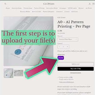 PDF Sewing Pattern A0 download & upload tutorial - Waves & Wild