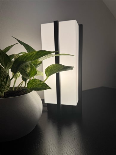 Minimalist 3D Printed Table Lamp (STL Files) – Ambient Glow Accent Light - Etsy