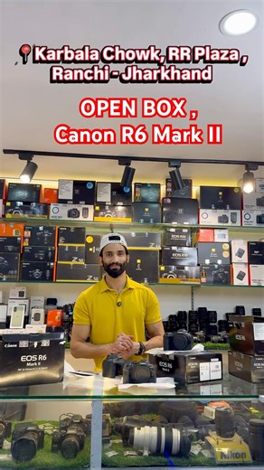 Open Box Canon Eos R6 Mark II #readystocks for booking plz Call 6202381019 #canoncamera #camerashop