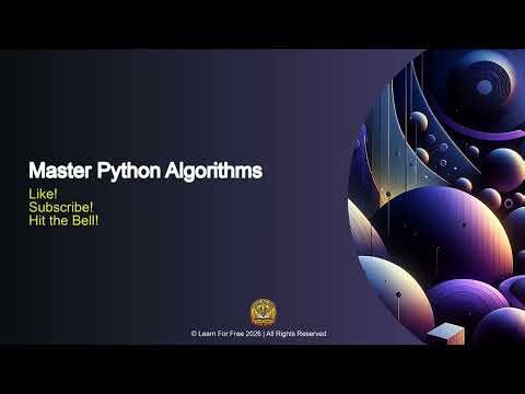 Master Python Algorithms | 03B '