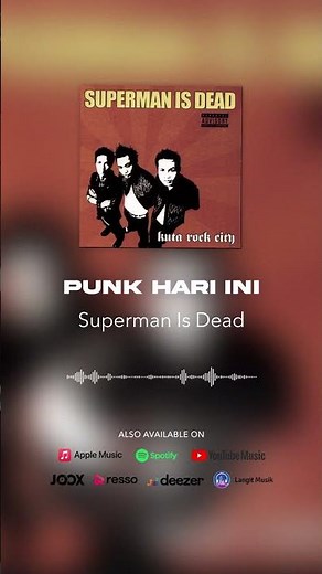 Superman Is Dead - Punk Hari Ini (Official Audio) #shorts