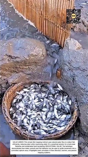 Smart Fish Trap System: Harnessing Water Flow for Easy Harvest #9work