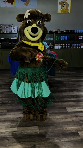 Have you heard!!!!! Jellystone is having a Luau Week! Lots of Hawaiian activities, Island Pizza and a special snow cone!! Ask for the Blue Tiki Twist you will love it! | Jellystone Park Eufaula Oklahoma