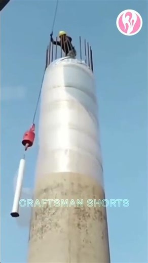 Concrete pillars | Wrapping existing concrete pillars with plastic film