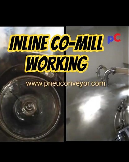 Inline Co-Mill Working 🧑‍🔧 | 2 Slide Co-Mill Operation Explained 🌍 #powderhandling #pneuconveyor