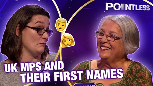 Do you know your UK politics? 🤔 Contestants are shown surnames of UK MPs, and they have to guess what the first names of these politicians are. There are also song lyrics trivia, Pacific Ocean trivia and more! | Pointless