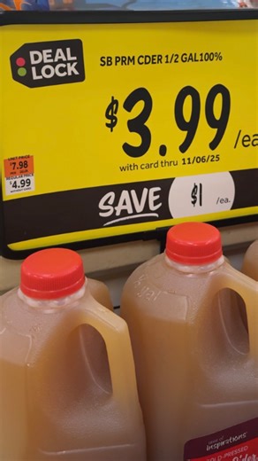Deal Lock prices are locked through 11/6 on these finds and more. Check our weekly flyer or look for tags in store. #sale #deals #food #deallock #stopandshop | Stop & Shop