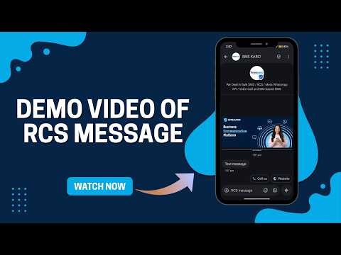 RCS Message Demo Video | Google RCS Messaging Live Demo | Rich Communication Service Explained