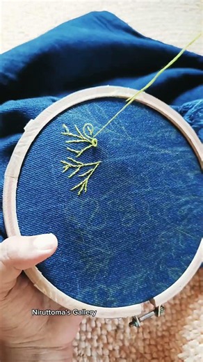 ✨ Turning old jeans into something beautiful...