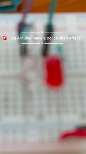 SM Training Academy on Instagram: "Can Arduino Sound Like a Police Siren? 🚔 🚨 Arduino Police Siren Project 🚨 Watch how a simple Arduino + buzzer can generate a realistic police siren sound in just a few lines of code! Perfect mini project for beginners, students, and electronics enthusiasts 🔊 Simple wiring • PWM sound control • Fun & loud output ⚡ 📌 Components used: • Arduino (UNO / Nano) • LED red and blue Source code / schematic : https://drive.google.com/drive/folders/1YASe6M0dLz8Dq40RYl