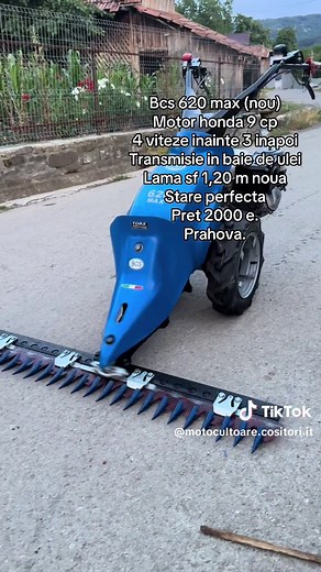 Bcs 620 Max: Motocultor cu Motor Honda 9 CP