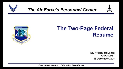 The Two-Page Federal Resume