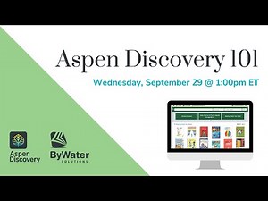 Discover Aspen: Aspen Discovery 101