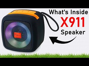 What's Inside the X911 Wireless Bluetooth Speaker? Unboxing and Teardown