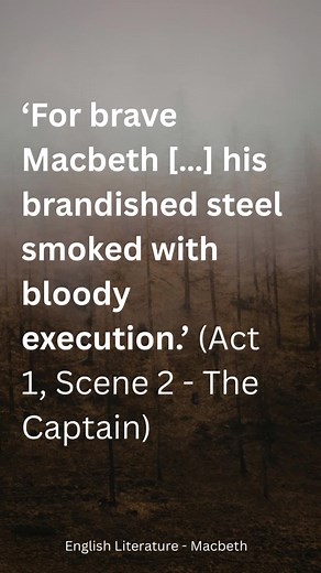 Macbeth Act 1 Scene 2 Flashcard Study Guide