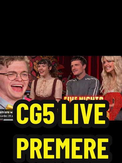 CG5 FIVE NIGHT'S AT FREDDY'S 2 PREMIRE VIDEO!!! ALL CREDIT GOES TO CG5 HIMSELF. I OWN NONE OF IT. #fnaf #cg5 #live #premere #notmine