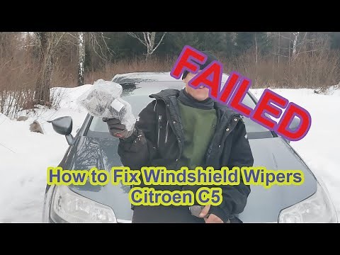 [78] How to Fix Windshield Wiper motor Citroen C5