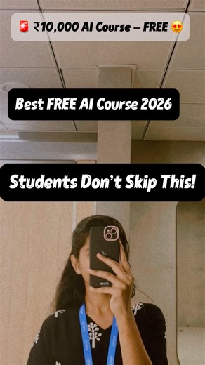₹10,000 Generative AI Course FREE 😍 | Learn 25+ AI Tools | Free Certificate