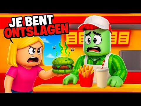 Job Zijn Eerste Baan In Roblox!