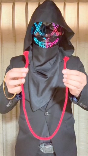 簡単にできる！不思議！面白い！リング、ロープの貫通マジック【手品種明かし付き】 #shorts
