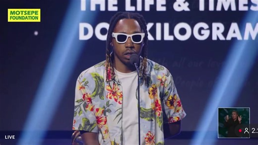 25K's acceptance speech at tonight's South African Music Awards (SAMAs). The rapper won the Best Hip Hop Album award for his sophomore album, Loyal To The Plug: The Life & Times of Don Kilograms. Kilo was up against Loatinover Pounds (Pray 4 Pitori), Tony Dayimane (Red October: Induction), Blxckie (see u soon (Deluxe)), and Reason (Audio 2D: Dear D****e). | SA Hip-Hop Reloaded