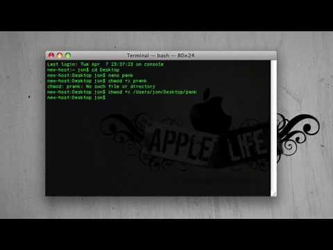 Prank your friends with Terminal
